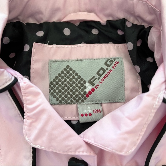London Fog Infant Light Jacket Pink - Picture 2 of 5